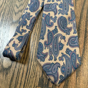 Vintage Don Loper Beverly Hills silk paisley tie